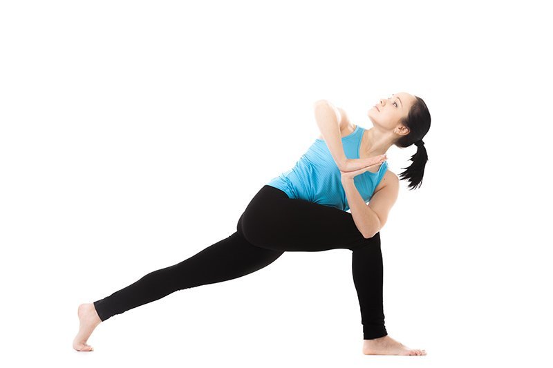Utthita Parsvakonasana yoga pose step by step